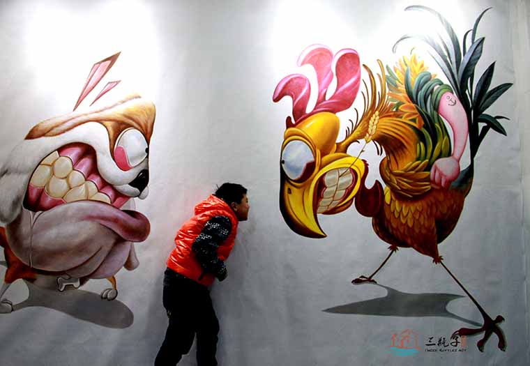 2013年扬州3D画展