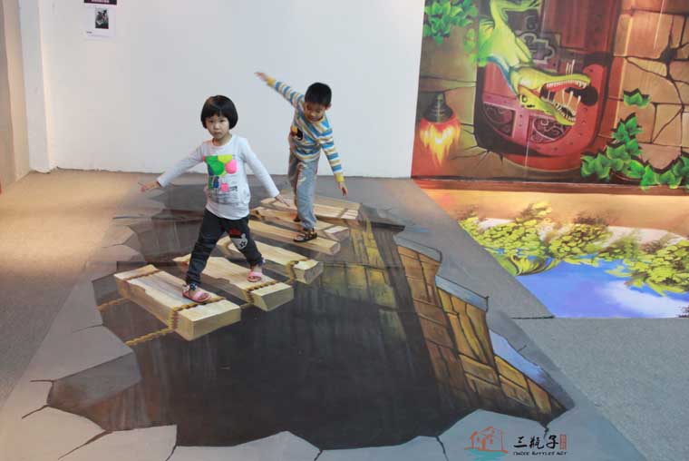 广州海珠广场3D画展