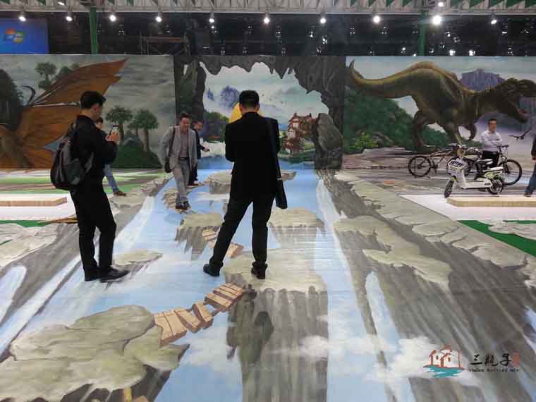 自由鸟悬崖3D画