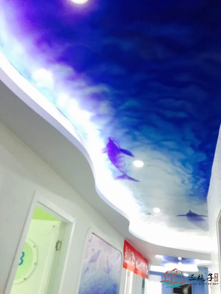 广州某图书馆彩绘