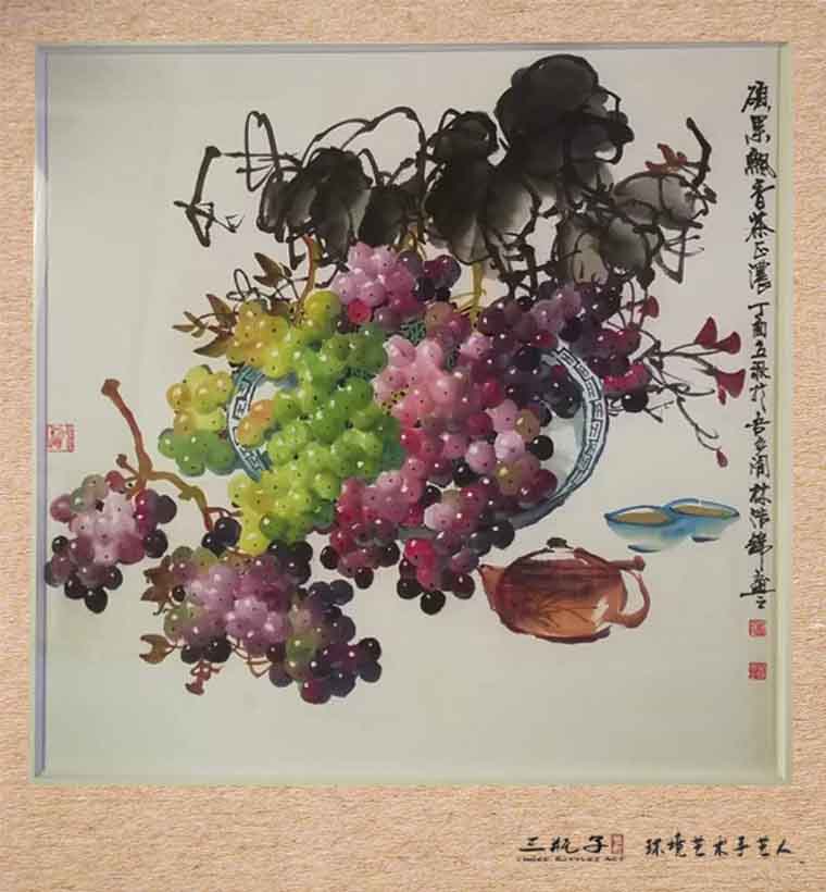 花鸟牡丹画家 林浩锦